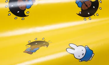 Regenjackenstoff Miffy Nijntje - Gelb