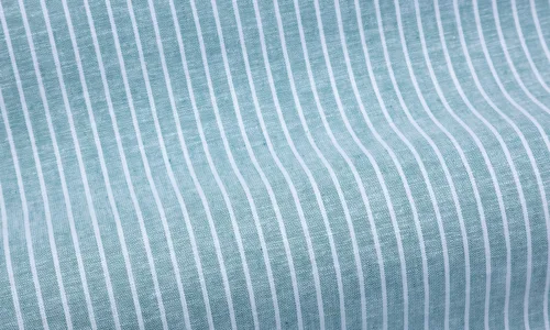 Leinen Baumwoll Mix Streifen Dunsttuerkis Weiss HELEI-2002.jpg
