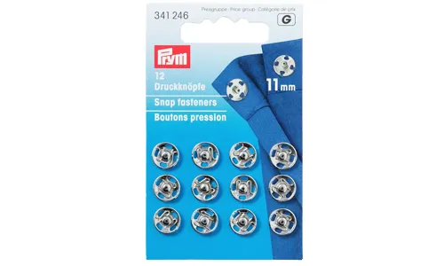 PRYM Annähdruckknöpfe 11 mm Silber PRYM-341246.jpg