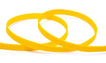 Gurtband 10 mm Polypropylen - Gelb