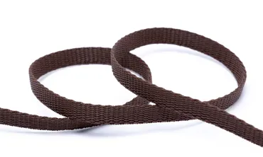 Gurtband 10 mm Polypropylen - Dunkelbraun