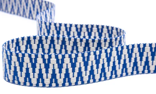 Gewobenes Band 40 mm Aztec Ecru Royal 49-040-301008.jpg