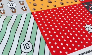 Baumwolle - Adventskalender Panel