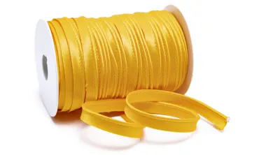 Paspel 10 mm Satin - col 005 Gelb