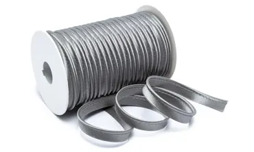 Paspel Satin 10 mm - col 011 Grau