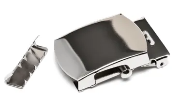 Gurtschnalle 30 mm - Silber Poliert