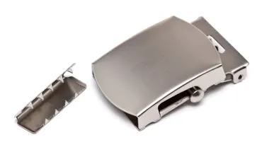 Gurtschnalle 30 mm - Silber matt