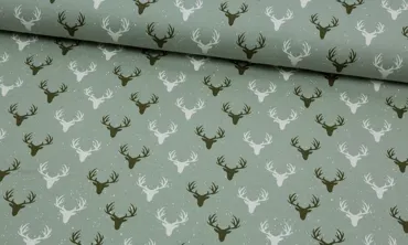 Jersey - winterlicher Hirsch Dunstmint