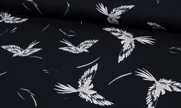 Jersey - Sarah Bird Schwarz Glitzer