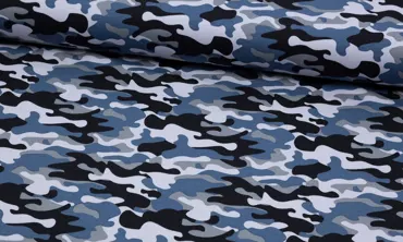 Jersey - Camouflage Blau