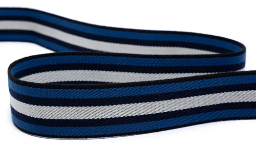 Taschenband 40 mm Blockstreifen Royal Schwarz Ecru 49-040-350001.jpg