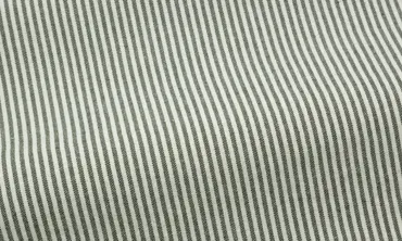 Baumwollstoff Streifen - Khaki