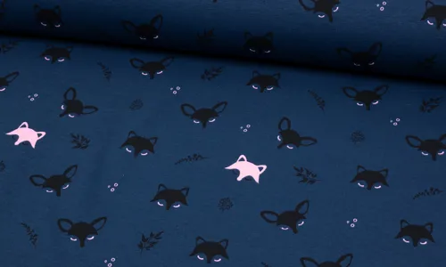 French Terry Nightglow Fox Navy PTFTK-1003.jpg