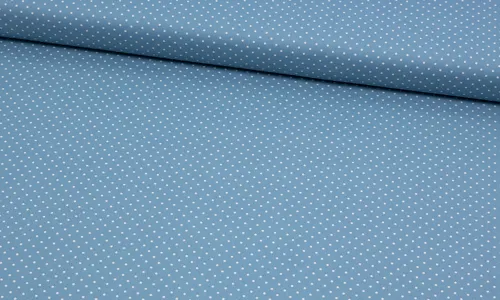 Baumwolle feine Punkte Dunstblau Weiss HEBWB-1201.jpg