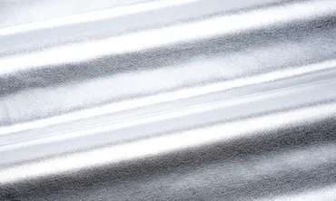 Baumwoll Twill metallic - Silber