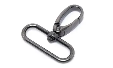 Karabiner 40 mm - Altsilber
