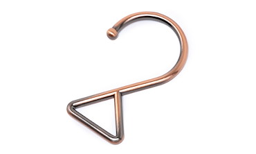 Triangelhaken 20 mm - Altkupfer
