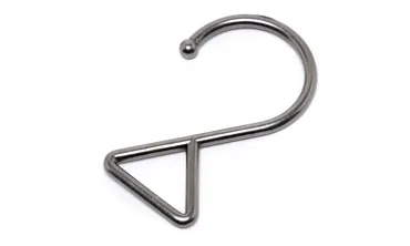 Triangelhaken 20 mm - Altsilber