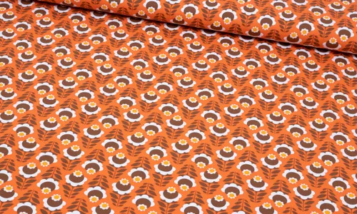Jersey Fresh Retro Flowers Orange SZJBD-1001.jpg