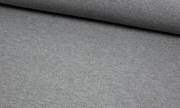 French Terry Glitzer - Grau Silber