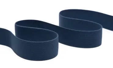 Gummiband 30 mm - Jeansblau
