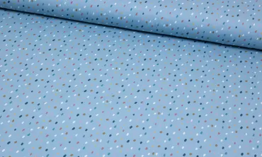 Jersey - Konfetti Hellblau