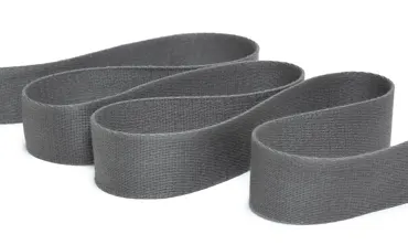 Gurtband 40 mm Baumwolle Polyester - Grau