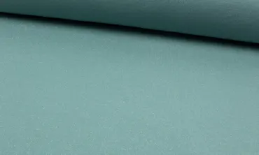 French Terry Glitzer - Dunstmint Silber