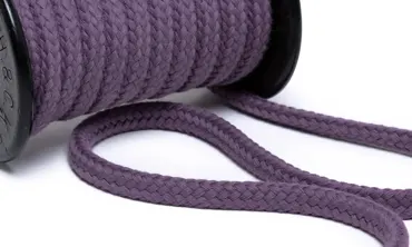 Baumwollkordel 8 mm - Mauve