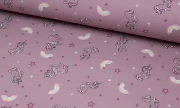 Softshell - Süsses Einhorn Altrosa