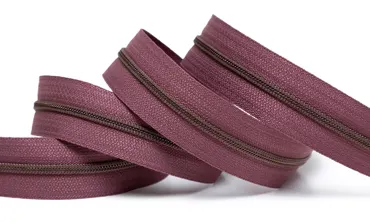 Reissverschluss 4 mm Metallic - Beere Altkupfer