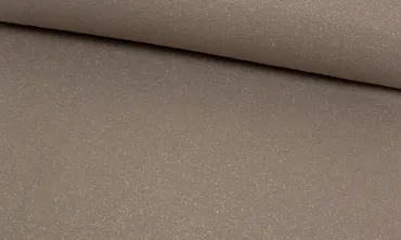 Bündchen Glitzer - Taupe Gold