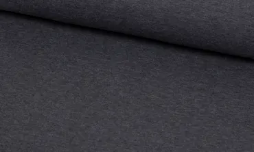 Bündchen leicht - Dunkelgrau meliert