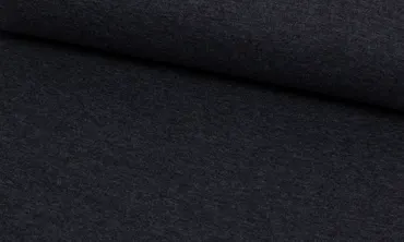 Bündchen leicht - Anthrazit meliert