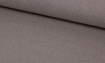 Bündchen XL Fein Ripp - Taupe meliert