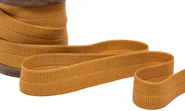 Falzgummi 20 mm gerippt - Ocker