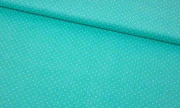 Baumwolle Tula Pink - Tiny Dots Türkis Gelb