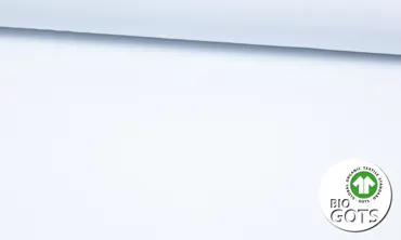BIO French Terry Brushed - Weiss