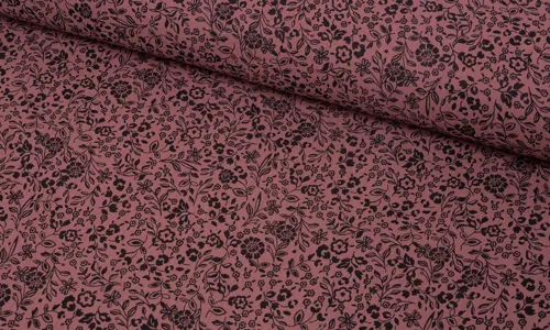 Double Gauze Tiny Flowers Marsala 10-001-551003.jpg