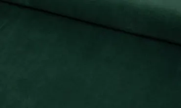 Nicky Plüsch Stoff Uni - Dunkelgrün