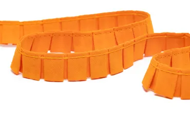 Faltenband 20 mm - Orange