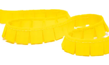 Faltenband 20 mm - Gelb