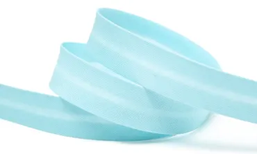 Schrägband 18 mm - col 016 Aquablau