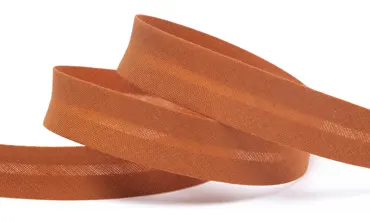 Schrägband 18 mm - col 038 Cognac