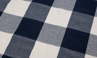 Baumwollstoff Karos 3XL - Navy