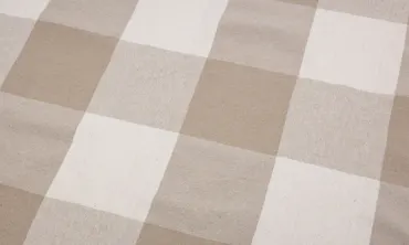 Baumwollstoff Karos 3XL - Sand