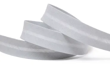 Schrägband 18 mm - col 309 Hellgrau