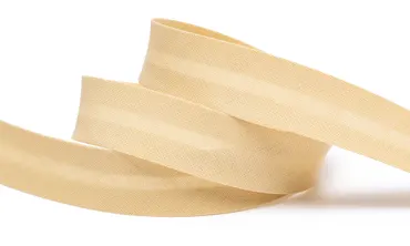 Schrägband 18 mm - col 077 Beige
