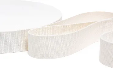 Gurtband 40 mm Baumwolle - Ecru