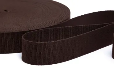 Gurtband 40 mm Baumwolle - Dunkelbraun